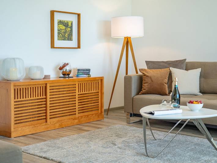 Ganze Ferienwohnung, Terrassenwohnung Haffromantik - Whg. 3 in Garz, Usedom