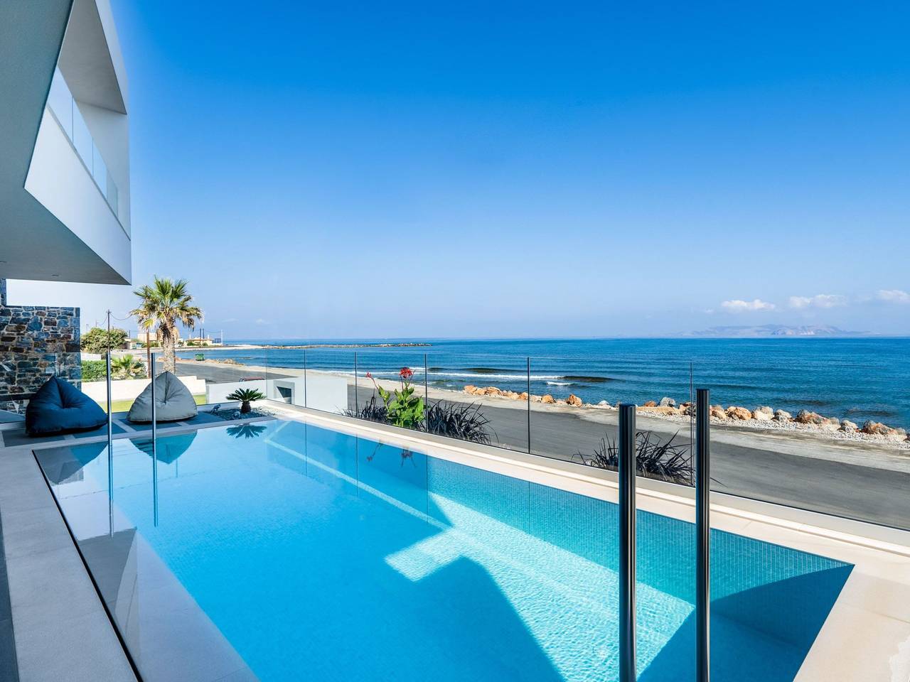 Dias Blaue Villa in Kokkini Hani, Iraklio-Heraklion und Umgebung