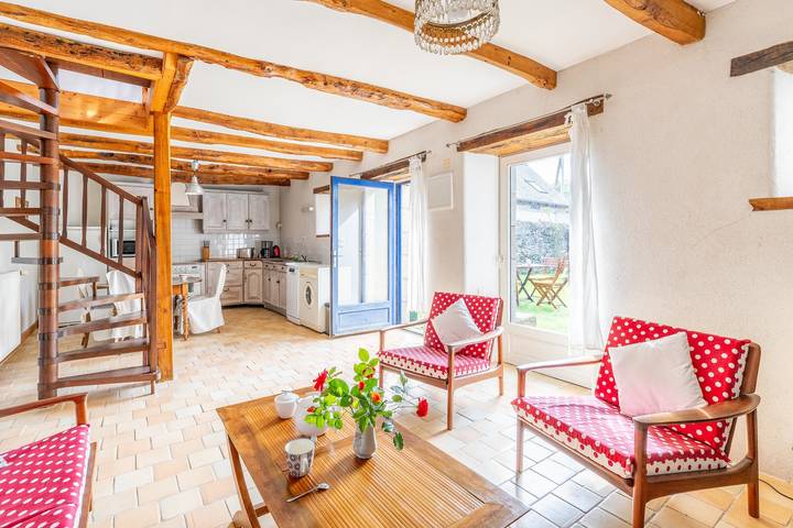 Maison de vacances « Ville Daniel » avec terrasse privée, jardin privé et Wi-Fi in Pordic, Côte de Goëlo