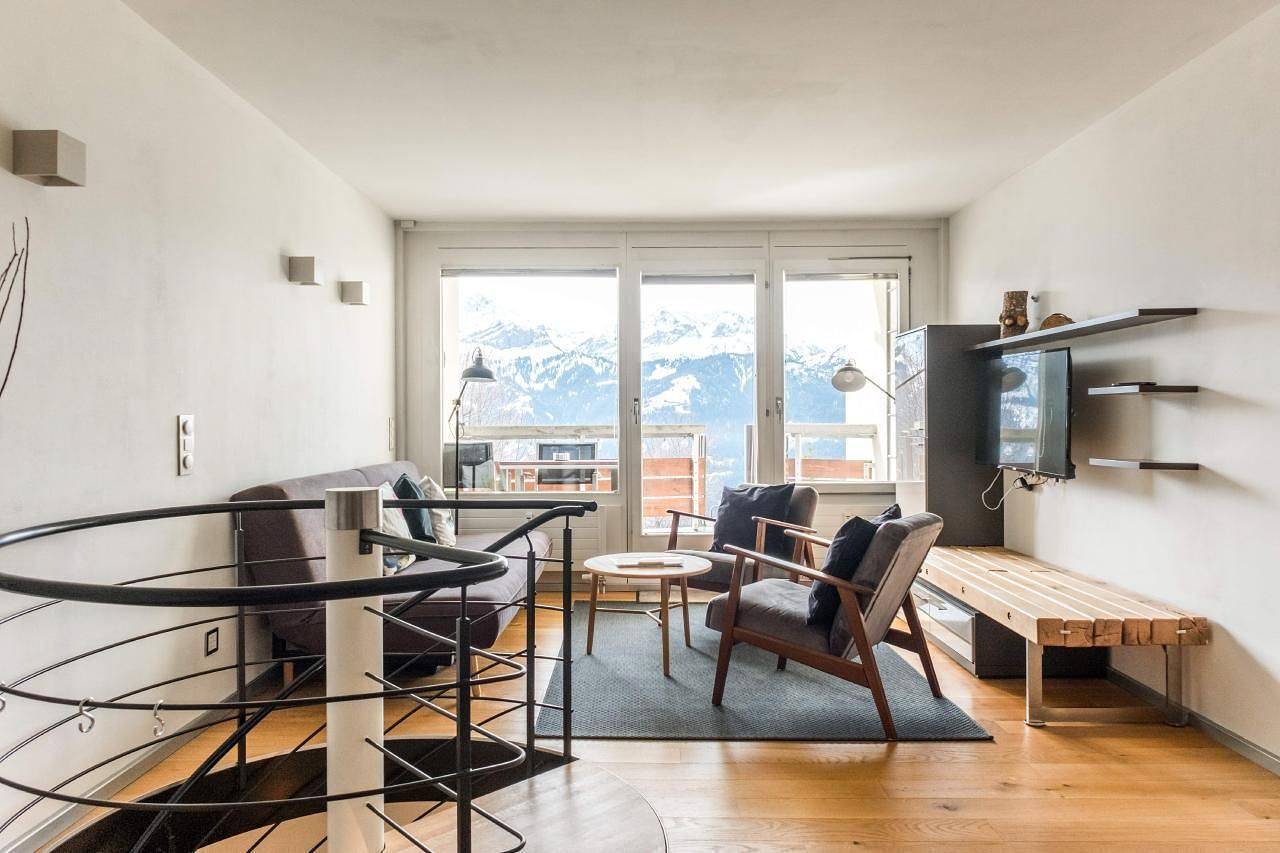 Ganze Ferienwohnung, Apartment Alpenrose 2.5 mit Mitbenutzung Spa & Wellness in Beatenberg, Thunersee