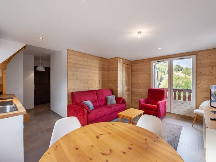 Ganze Wohnung, Duplex-Apartment für 4 in Courchevel mit herrlicher Aussicht und WIFI in Saint-Bon-Tarentaise, Courchevel