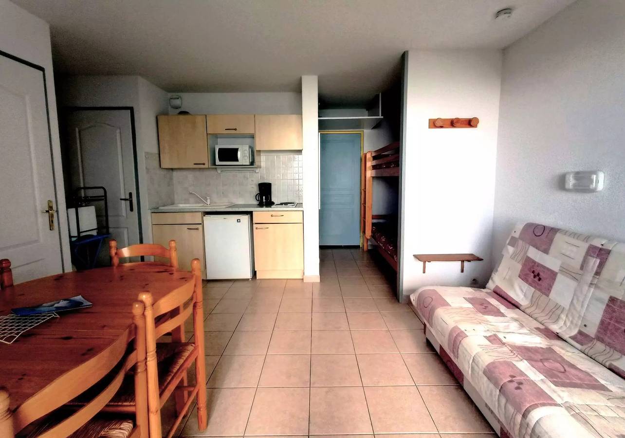 Appartement entier, Joli T2 centre station 6 couchages à Réallon B21 in Réallon, Parc national des Écrins