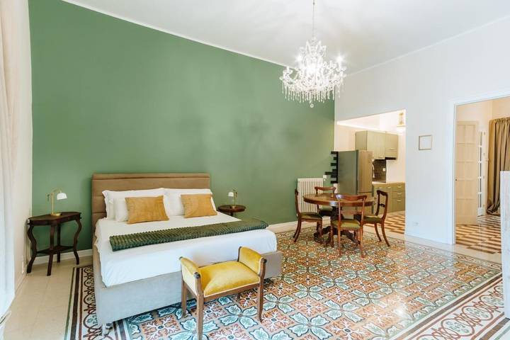 Ferienwohnung für 3 Personen, mit Ausblick und Balkon sowie Pool, mit Haustier