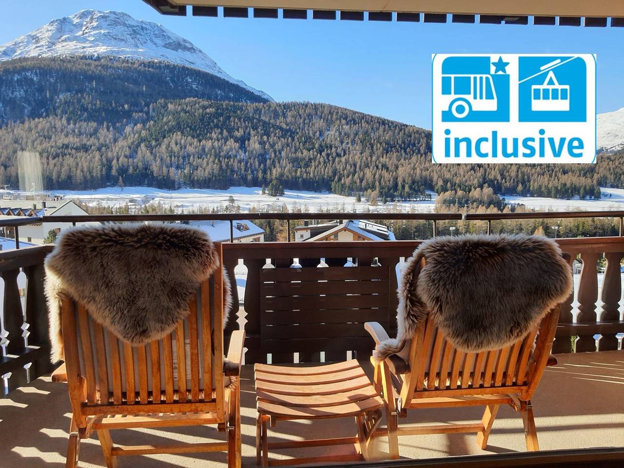 Ganze Wohnung, Chesa Furtüna in Pontresina, Sankt Moritz