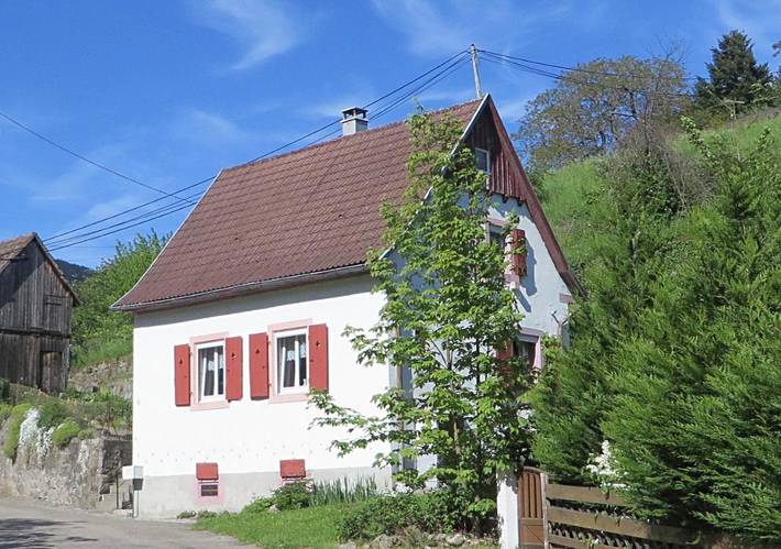 Ferienhaus für 4 Personen, mit Balkon und Terrasse sowie Garten und Ausblick