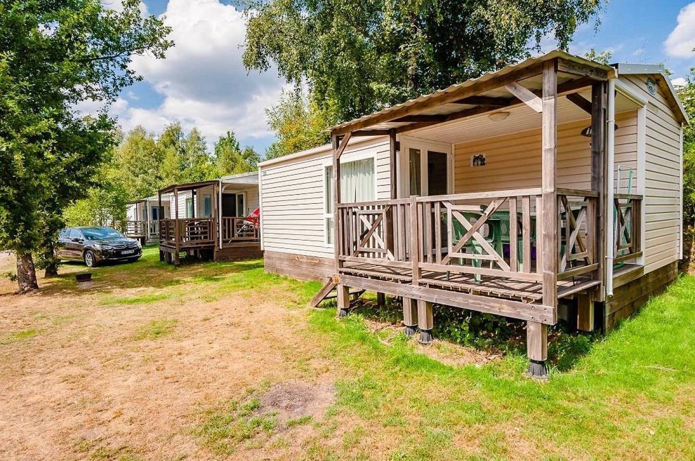 Zecamping 4* animé piscine couverte pet friendly mobil-home Tv 25m2 in Granges-Aumontzey, Parc naturel régional des Ballons des Vosges