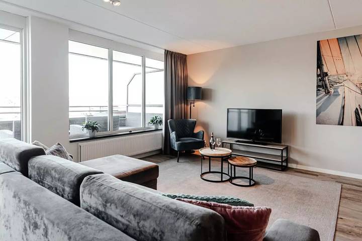 Vakantieappartement voor 6 personen, met balkon in Warmond