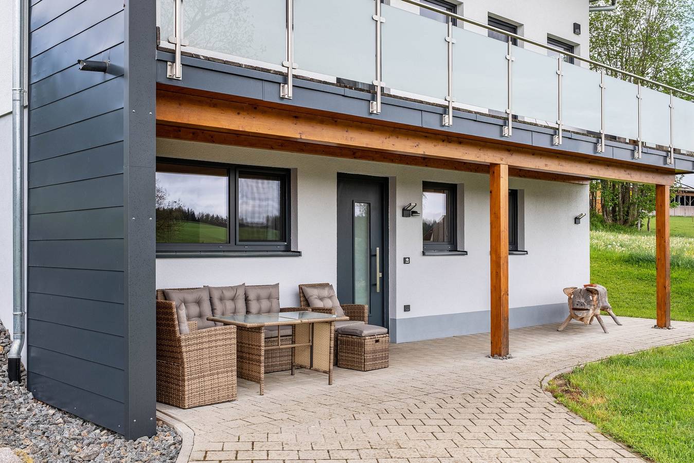 Ganze Wohnung, Apartment Sommerau mit privater Terrasse  in St. Georgen, Mittlerer Schwarzwald