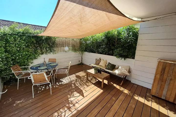 Gîte pour 5 personnes, avec Balcon et Terrasse dans Plage de La Fossette