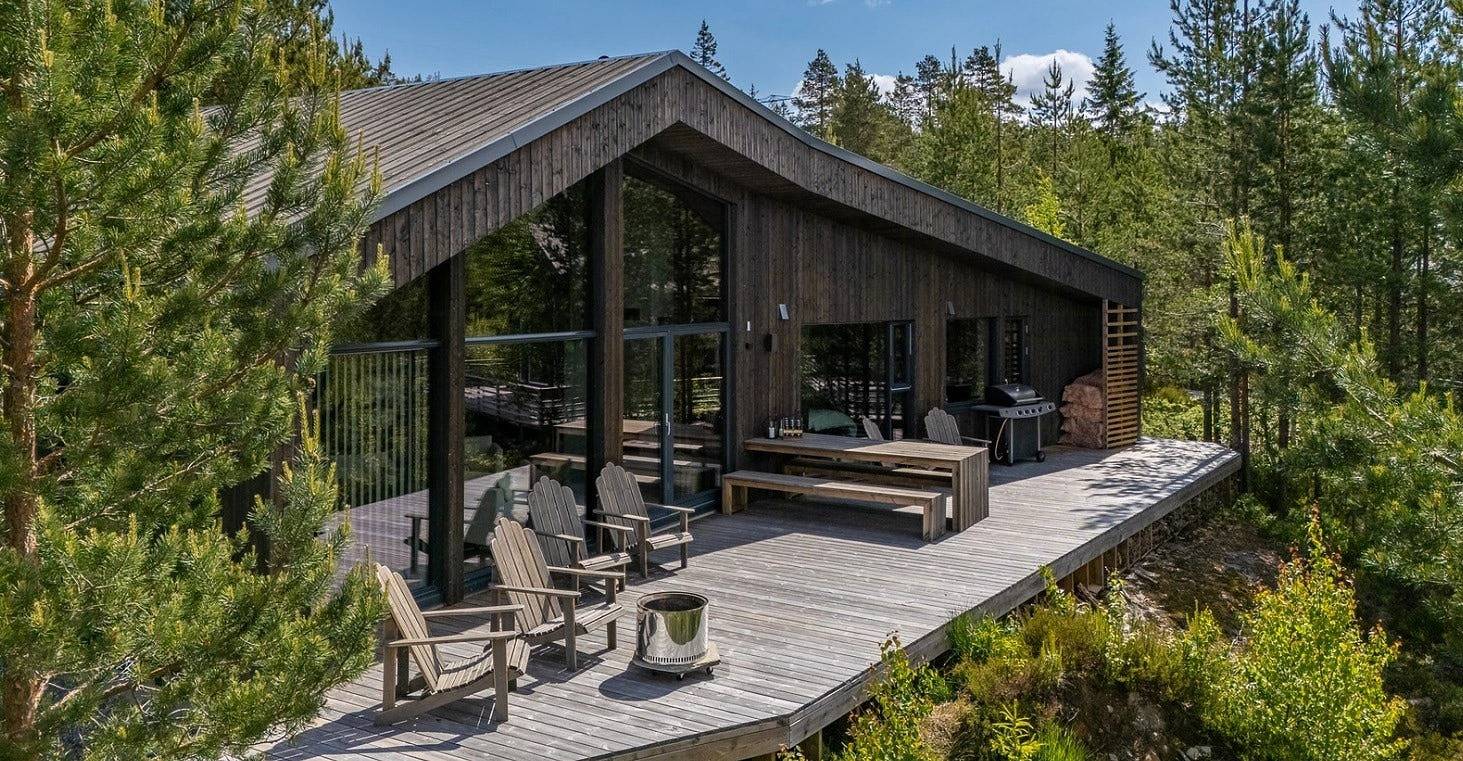 Traumhütte mit Sauna am Fuße des Lifjell in Notodden