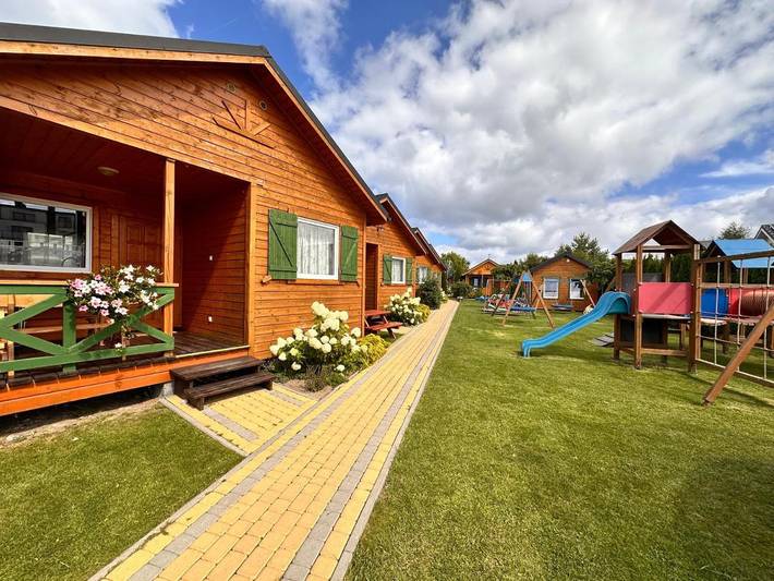 Domek letniskowy dla 6 osób, z ogród i widok, zwierzęta dozwolone w Sarbinowo