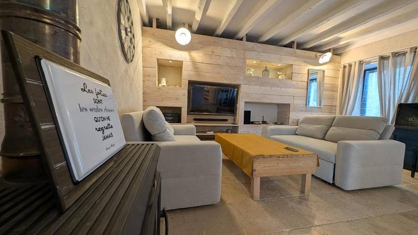Appartement de vacances pour 4 personnes, avec piscine et jardin