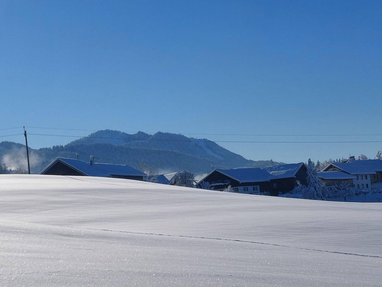 Ganze Ferienwohnung, Kögel, Ferienhaus - Ferienwohnung Edelsberg, 2 Sz, Bad/Du/Wc in Nesselwang, Bayerisch Schwaben