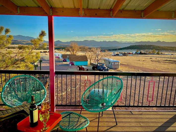 Camping für 4 Personen, mit Ausblick und Garten sowie Sauna und Pool in Colorado