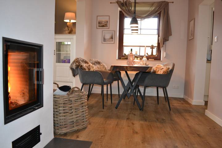 Ferienhaus für 4 Personen, mit Terrasse und Garten sowie Ausblick in Friedrichskoog