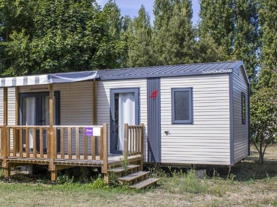 Camping Les Embruns d'Oléron - Mobilhome 4 personas - Casa móvil Bergeronnette**** 4 plazas in Le Château-d'Oléron, Côte de Beauté