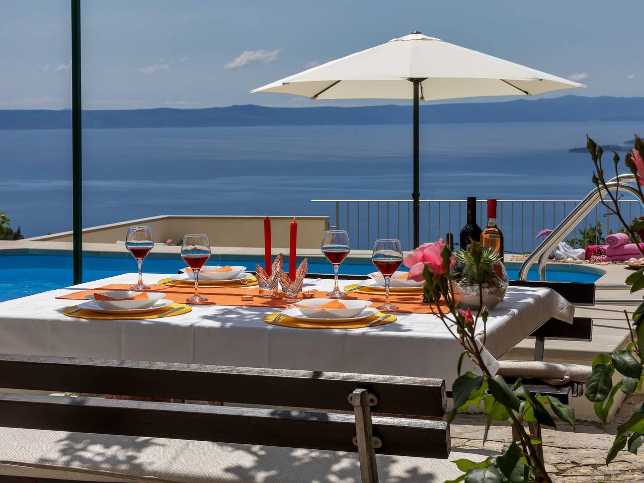 Marta Bast in Baska Voda, Makarska Riviera