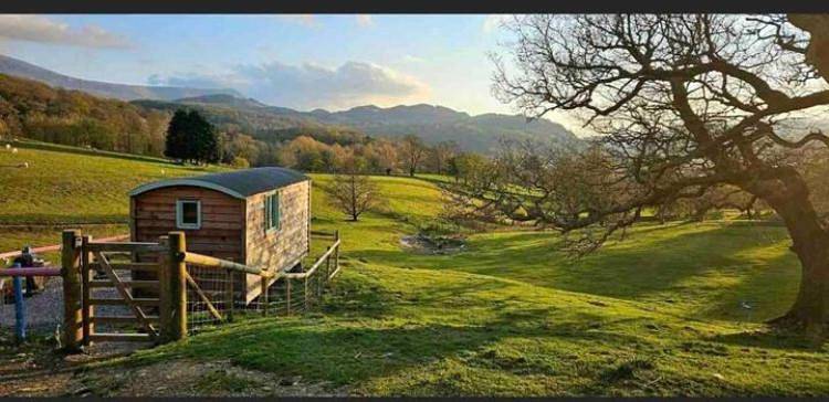 Camping für 2 Personen, mit Garten und Ausblick im Snowdonia