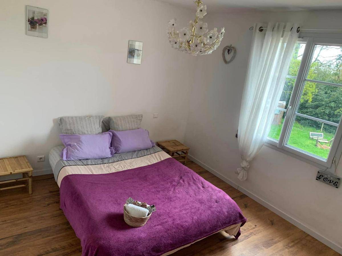 Double Room with Garden View in Corcoué-sur-Logne, Région de Nantes