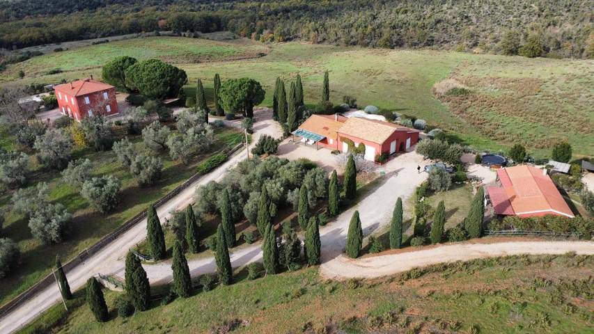 Villa per 4 persone, con giardino e piscina nonché panorama, con animali domestici in Capalbio