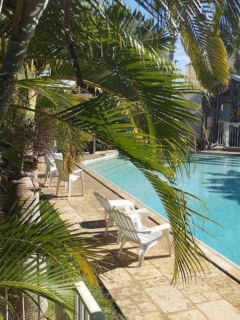 Appartement de vacances pour 6 personnes, avec jardin et piscine ainsi que vue et terrasse