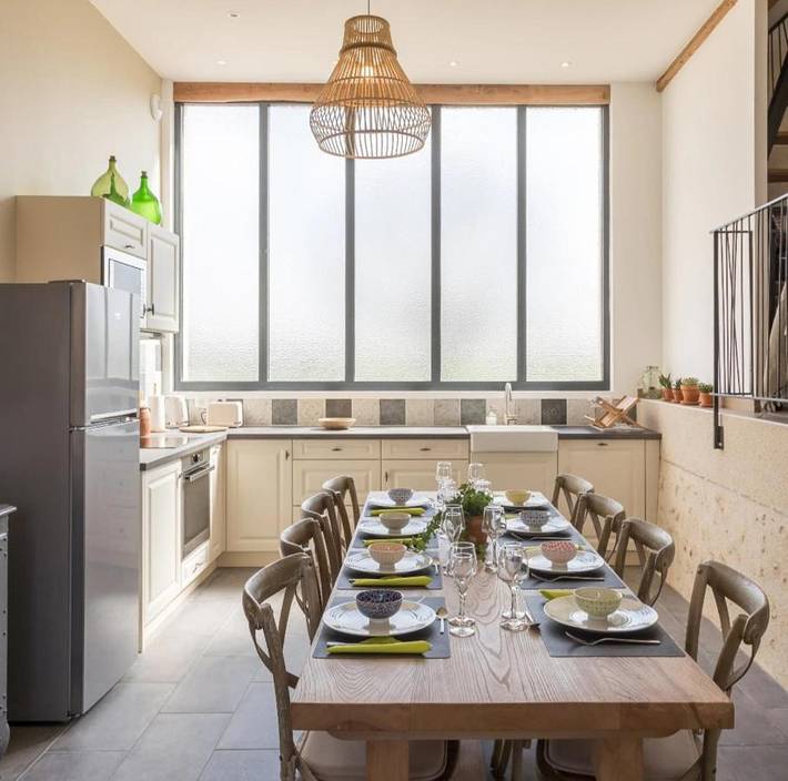 Maison de vacances pour 8 personnes, avec Terrasse ainsi que Jardin et Vue