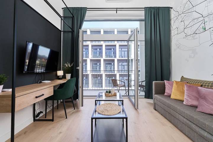 Studio für 4 Personen, mit Balkon/Terrasse, kinderfreundlich - 1