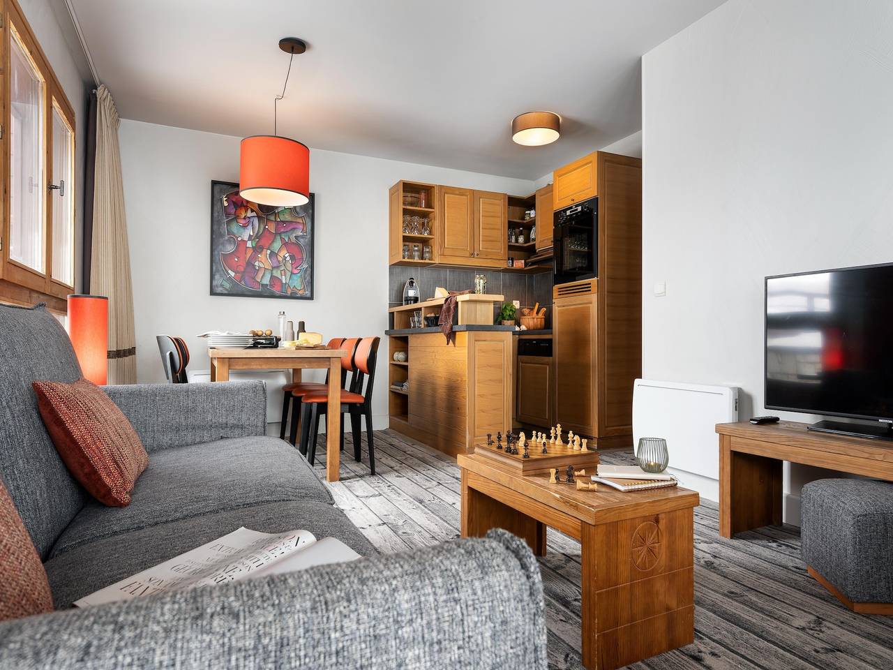Appartement entier, Escapade pittoresque en montagne pour 6 personnes in Flaine, Arâches-la-Frasse