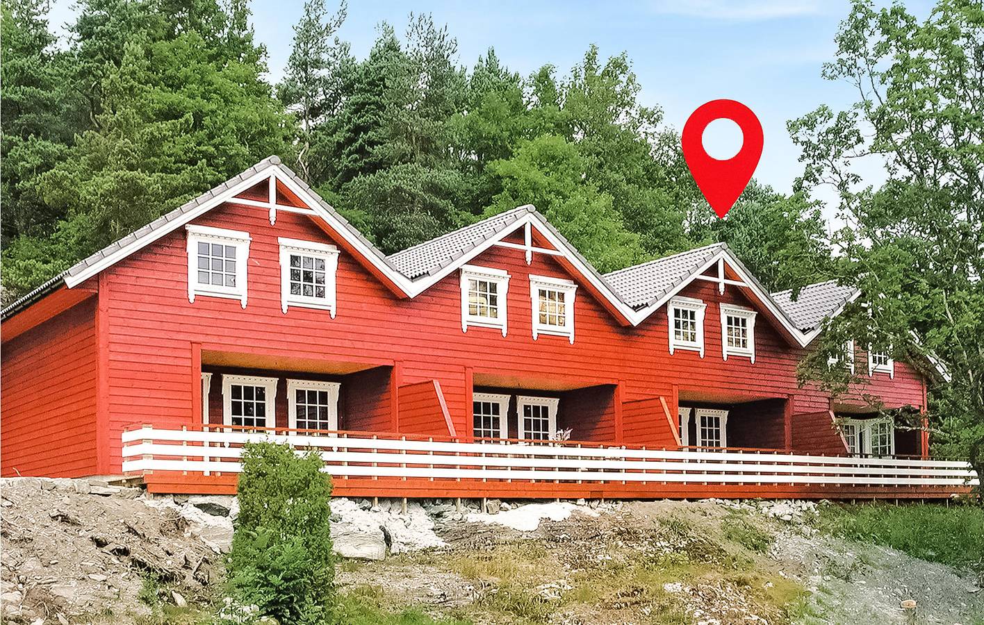 Ferienhaus für 8 Personen mit Terrasse in Hardangerfjord