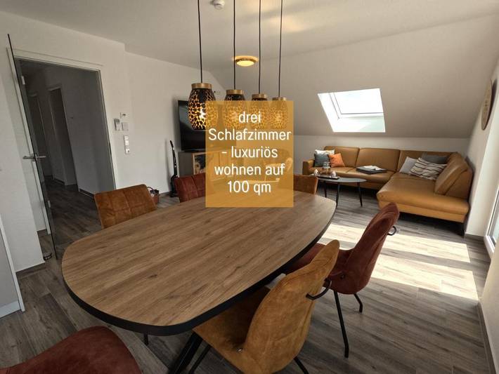 Ferienwohnung für 6 Personen, mit Ausblick und Garten in Northeim