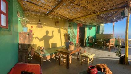 Cottage pour 2 personnes, avec vue ainsi que jardin et terrasse, animaux acceptés dans Ouassane