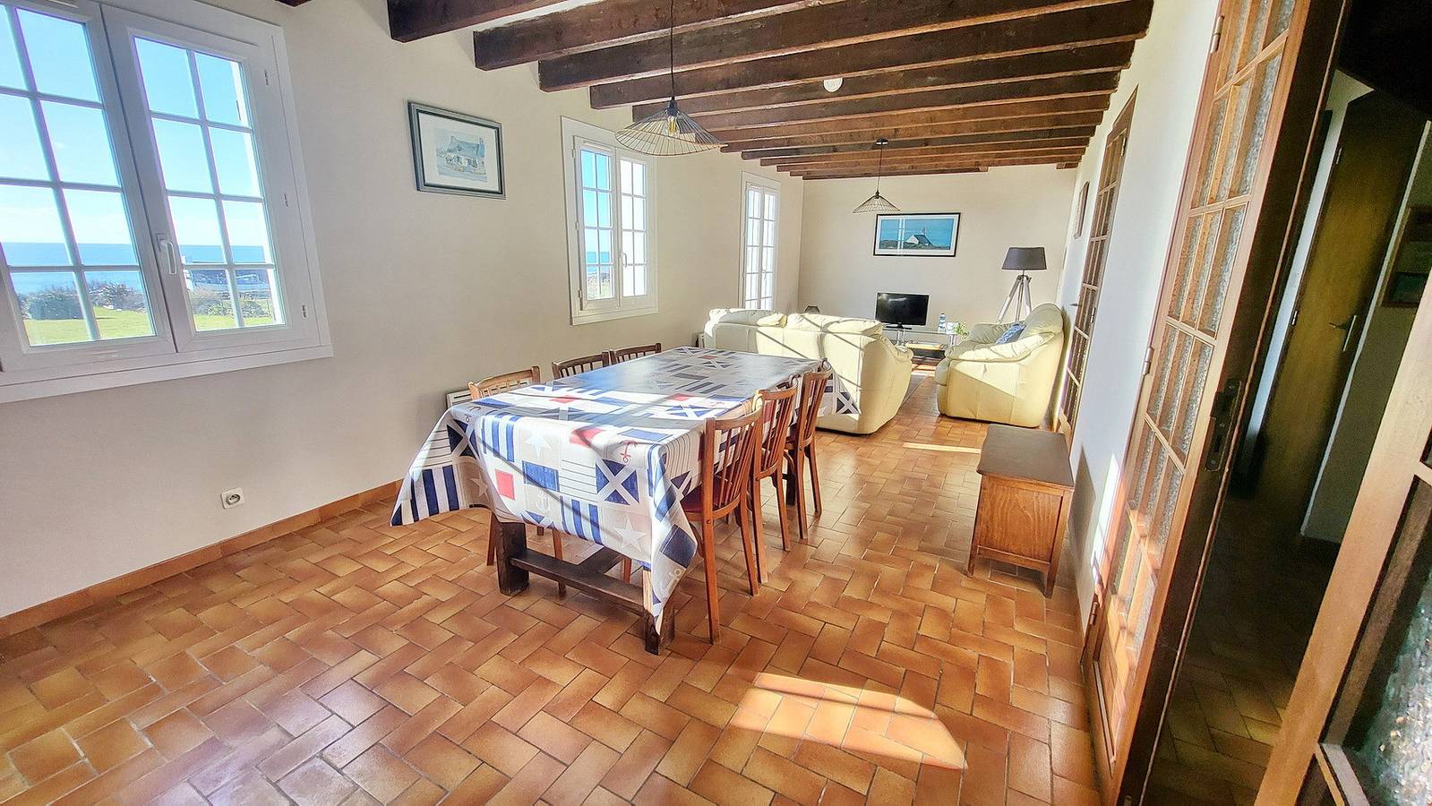 Maison de vacances pour 4 personnes avec terrasse in Plozévet, Région de Quimper