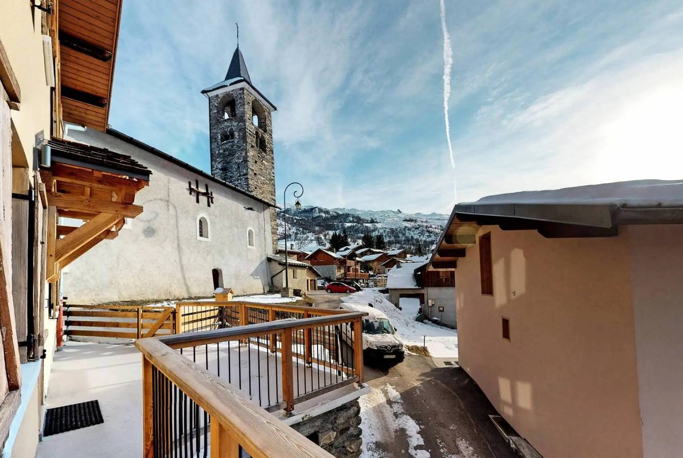Renoveerde individuele chalet voor 12 personen met sauna in de 3 Valleys in Saint-Martin-de-Belleville, Massif de la Vanoise