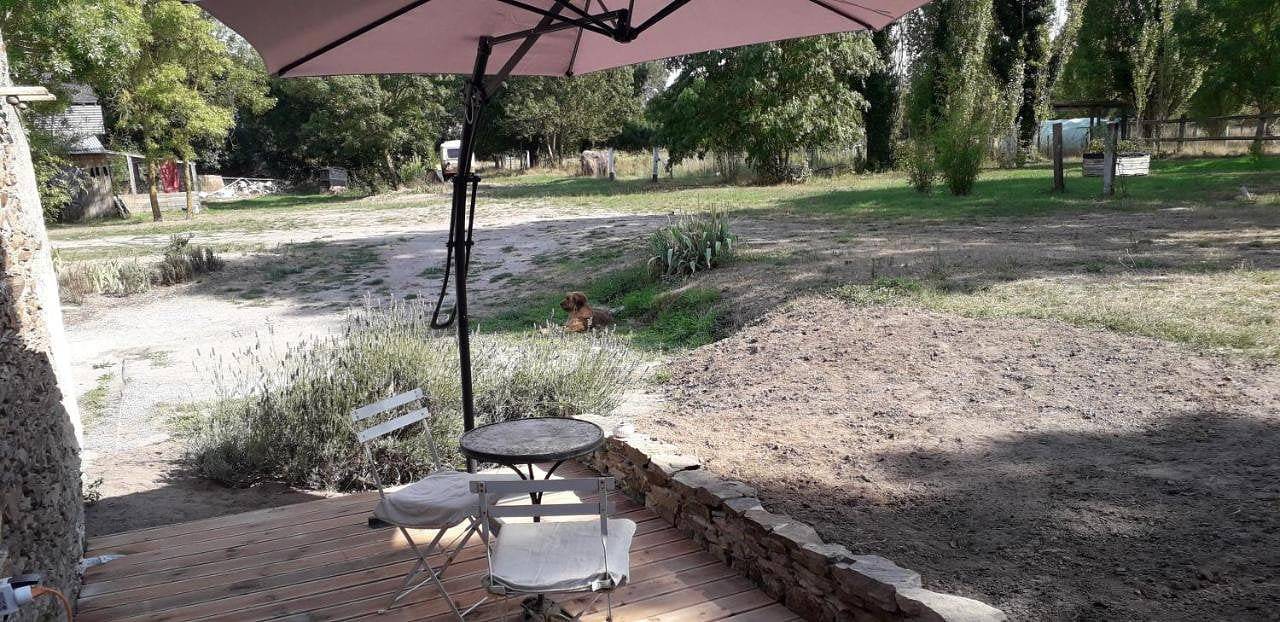 Maison d'hôtes au Fabuleux Festin - Chambre baignoire in La Possonnière, Région d'Angers