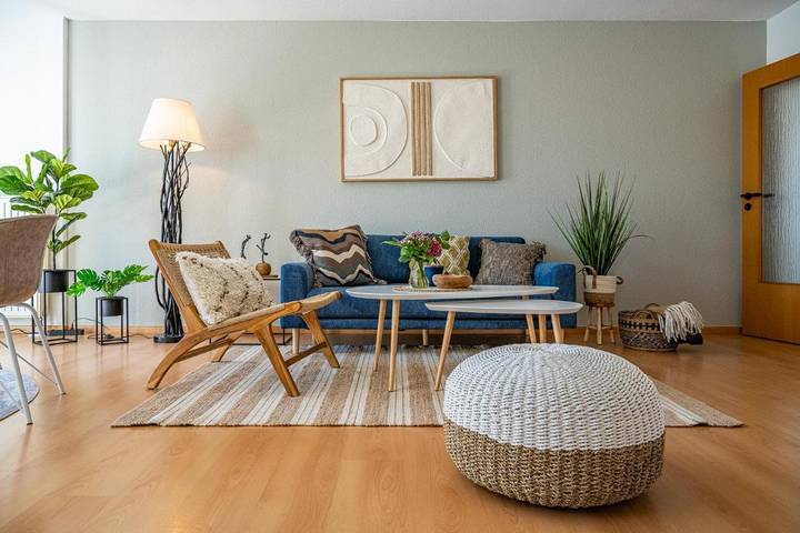 Ferienwohnung für 4 Personen, mit Balkon und Ausblick