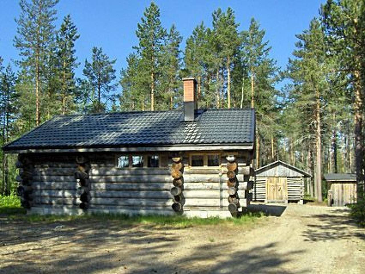 In Kemijärvi, Vuostimo Dorf in Laponie