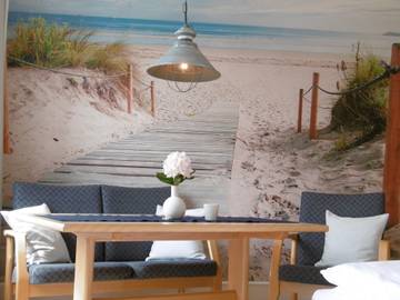 Ferienwohnung für 2 Personen, mit Seeblick und Balkon sowie Garten in Dahme