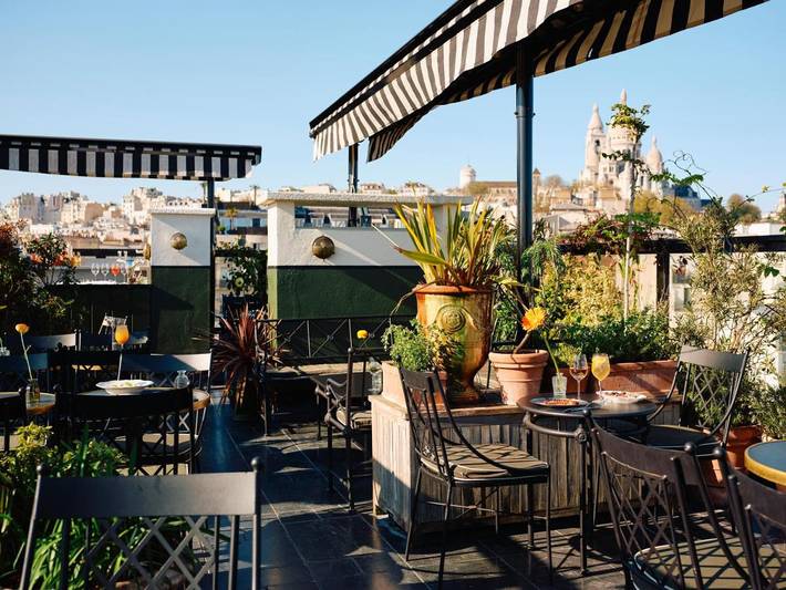 Hôtel pour 4 personnes, avec terrasse