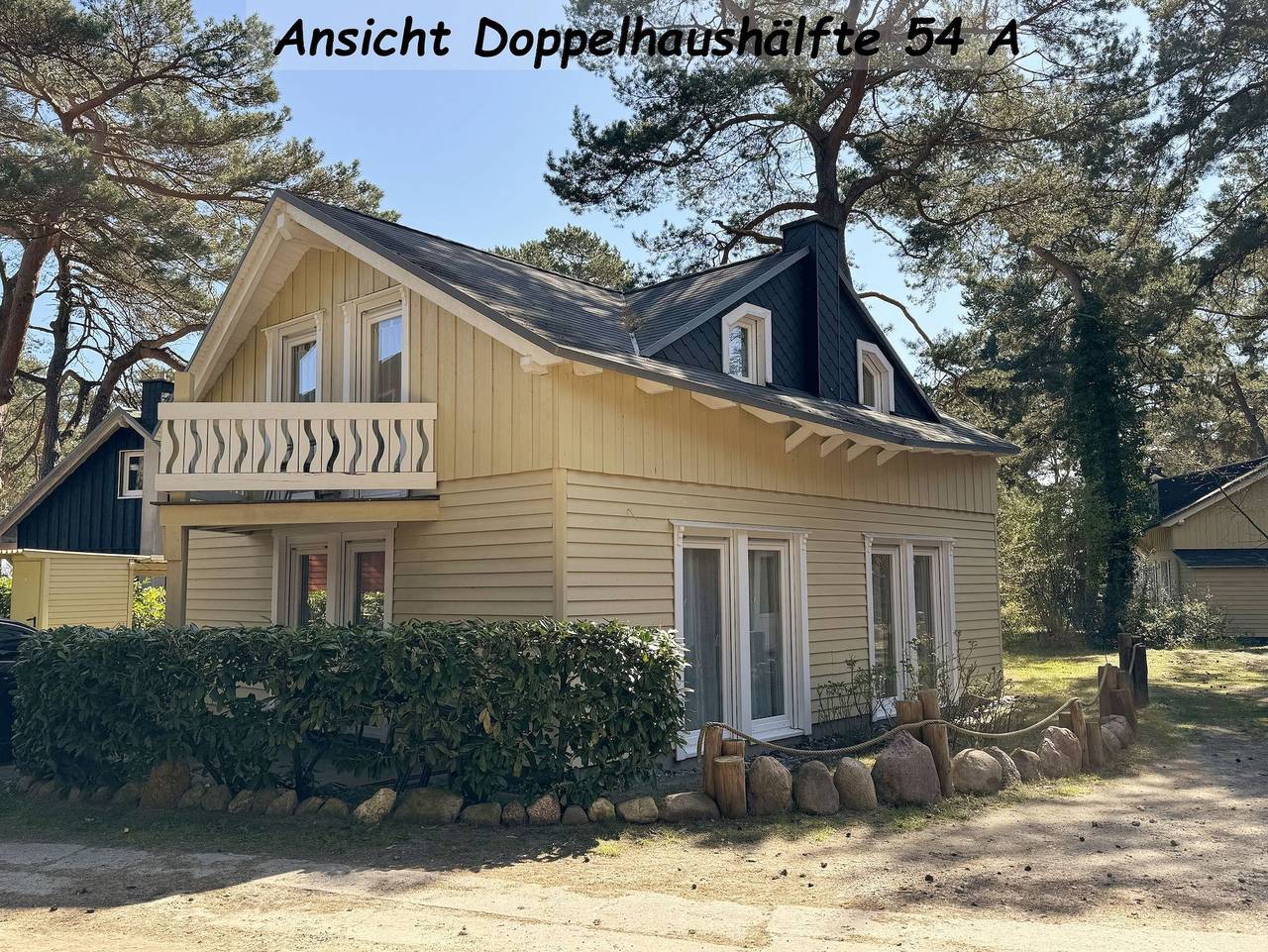 W: Strandhäuser im Dünenweg 54 a - h mit Terrasse/Balkon in Baabe, Rügen