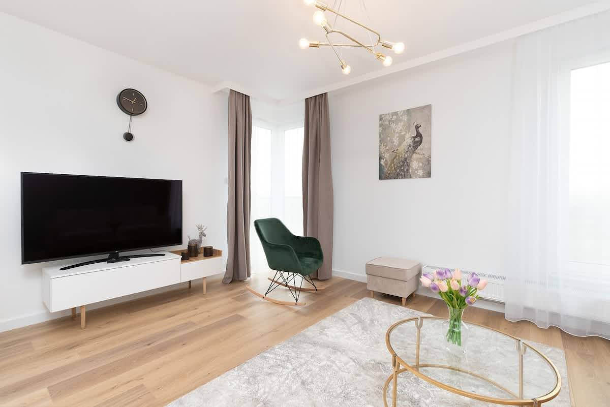 Ganze Wohnung, Ferienwohnung für 4 Personen mit Balkon/Terrasse in Danzig, Dreistadt