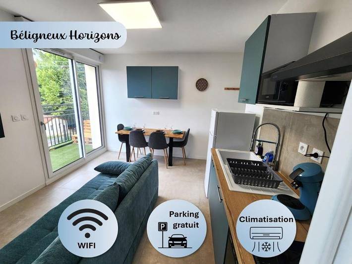 Appartement de vacances pour 4 personnes, avec vue et balcon