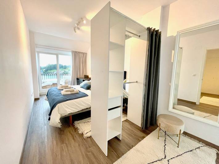 Ganze Wohnung, Ferienwohnung für 5 Personen mit Meerblick in Praia do Vicedo Vello (O Vicedo), O Vicedo