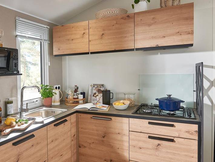 Camping Le Vallon aux Merlettes - Mobilheim 6 personen - Cosy 3ch in Matignon, Dinan und Umgebung