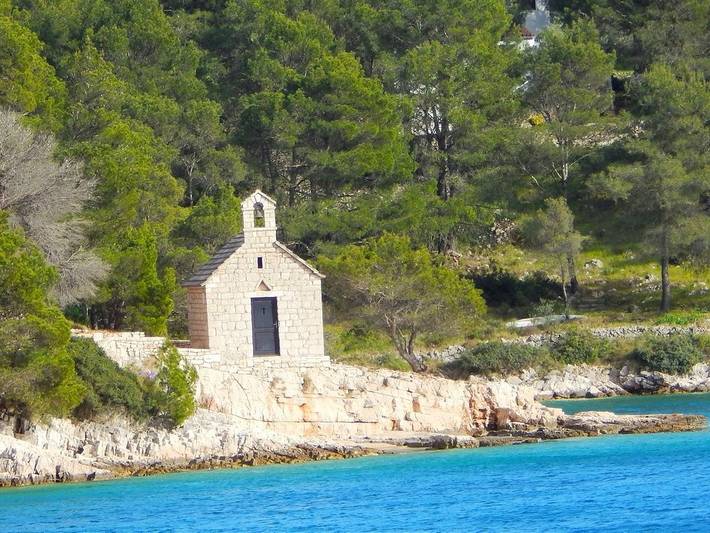 Ganze Wohnung, Apartman s terasom in Milna, Brac