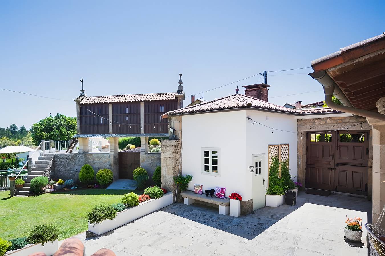 La maison des Barbazanes in Brión, Costa de Galicia