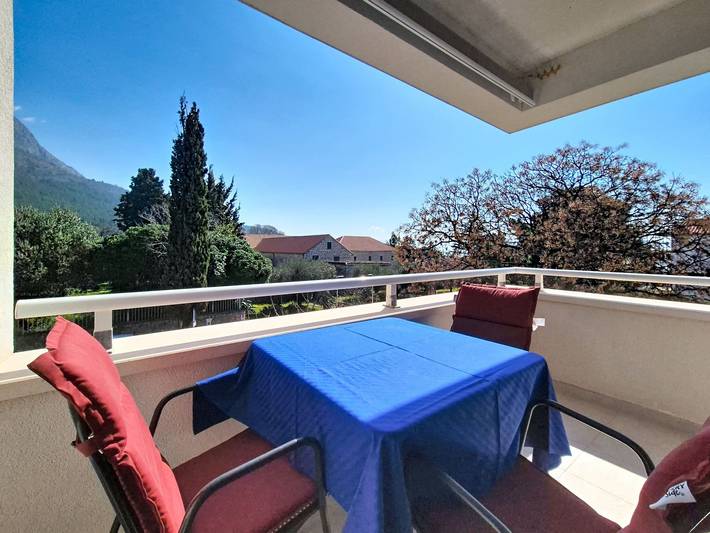 Apartament wakacyjny dla 2 osób, z ogród i balkon, zwierzęta dozwolone w Zaostrog