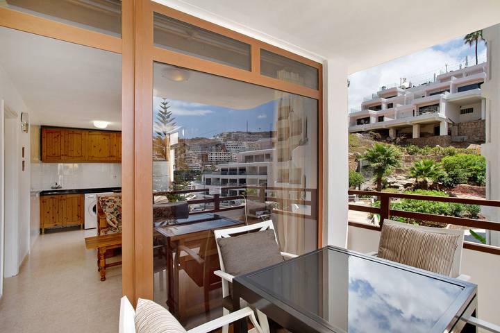 Ferienwohnung für 4 Personen, mit Balkon und Garten in Puerto Rico (Gran Canaria) - 2