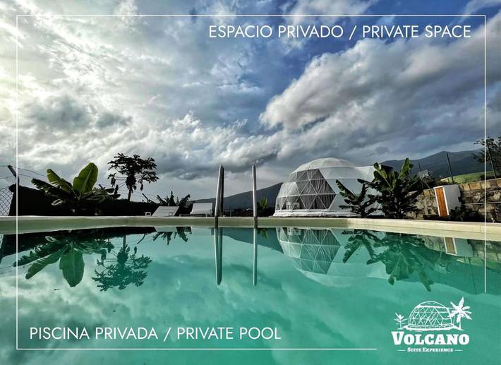 Camping para 2 personas, con Terraza y Jardín además de Piscina y Vistas en Tenerife