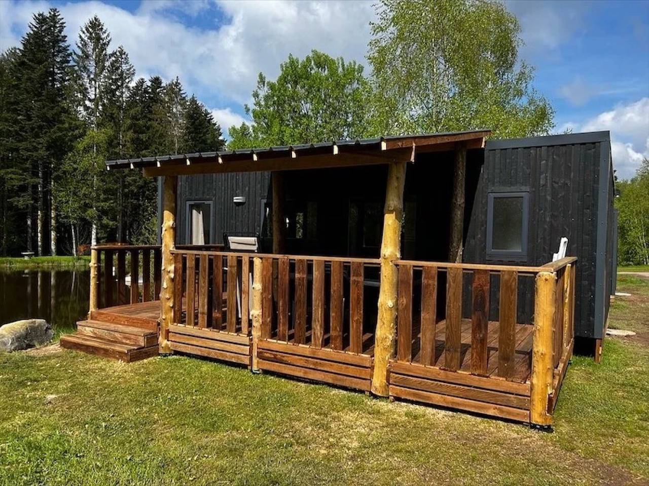 Zecamping 4 étoiles animé piscine couverte mobil-home Tv Lv 35m2 in Granges-Aumontzey, Parc naturel régional des Ballons des Vosges