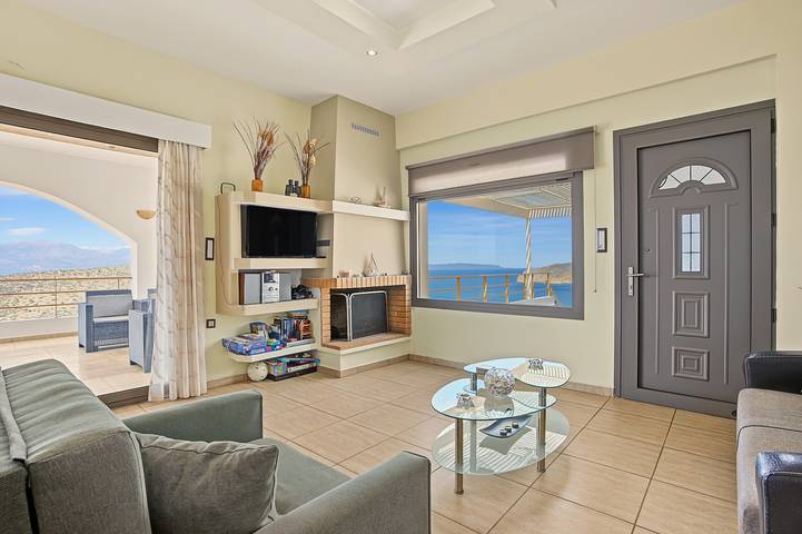 Villa „Kefali“ mit Meerblick, WLAN und Klimaanlage in Lasithi